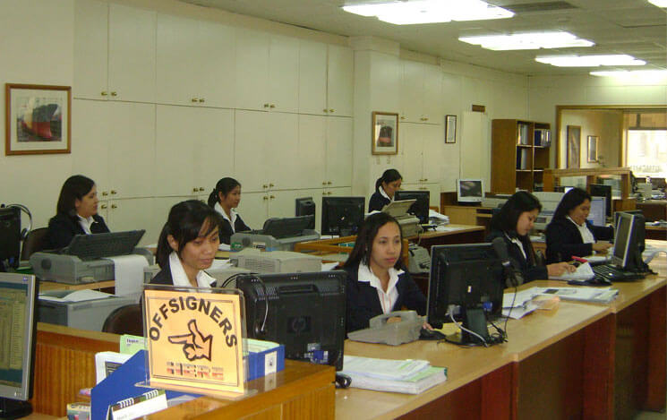 Interorient's offices in Philippines